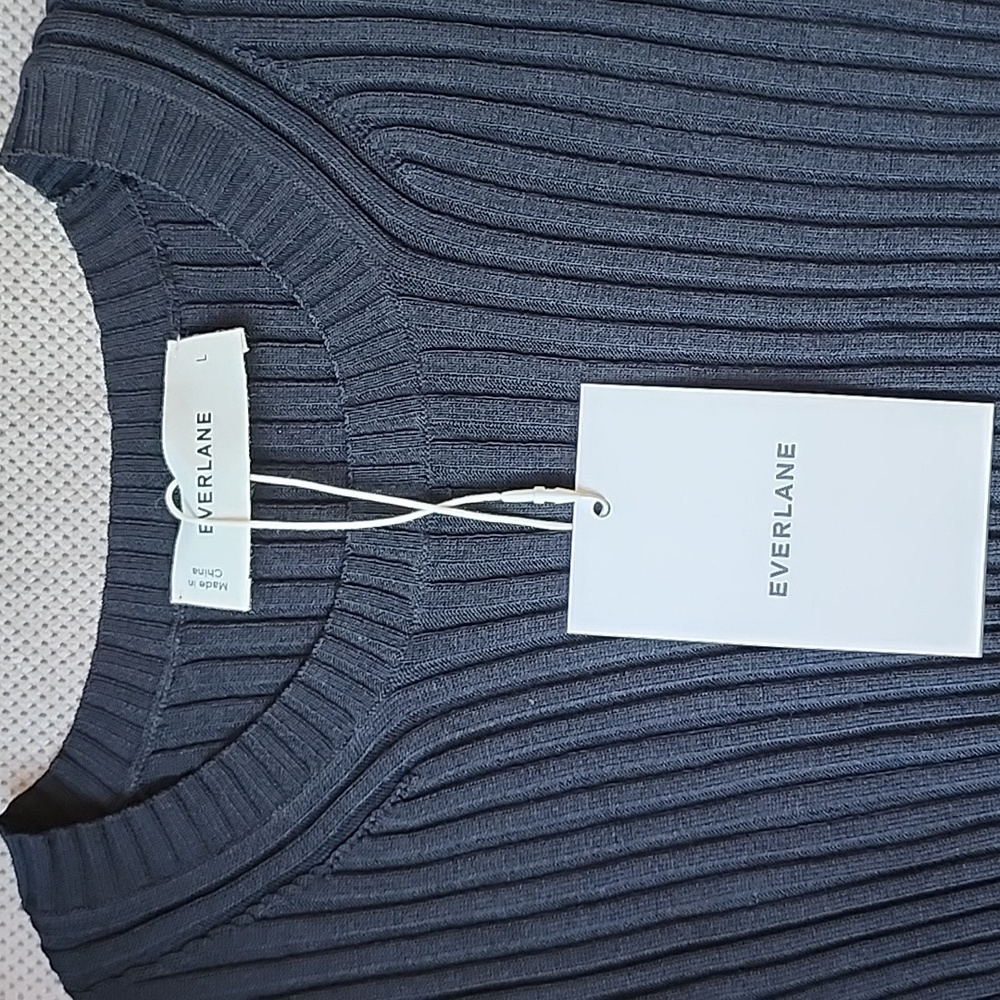 Everlane The Viscose Knit Crew NWT